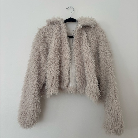 Free People One Zuri Parka Shaggy Coat - Picture 4 of 8